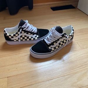 Vans Old Skool - Black/Checker - W9.5/M8